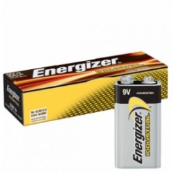 Pile alcaline energizer industrial 6LR61 boite de 12 piles