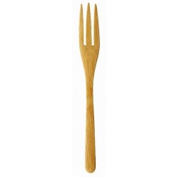Fourchettes en bambou naturel, 16 cm