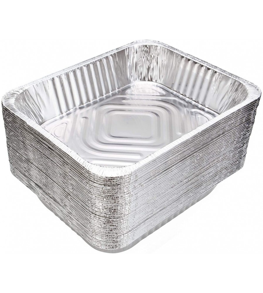 Petit bol jetable en aluminium, 50 pièces, pour cuisson, feuille d