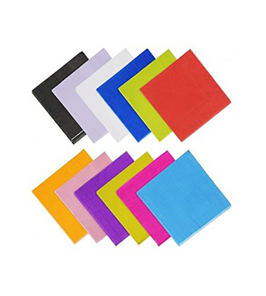 Serviettes ouate couleurs unies 2 plis 39 x 39 cm