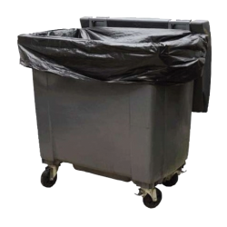 Etui de 10 Sacs poubelle 200L Noir - BOURBON PLASTIQUES - 5ABP200 