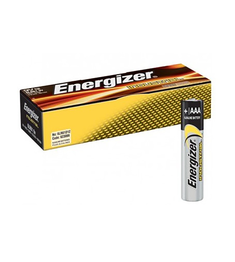 Boite de 10 piles AAA LR03 Energizer industrial