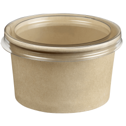 Pot fibre de bambou avec lamination