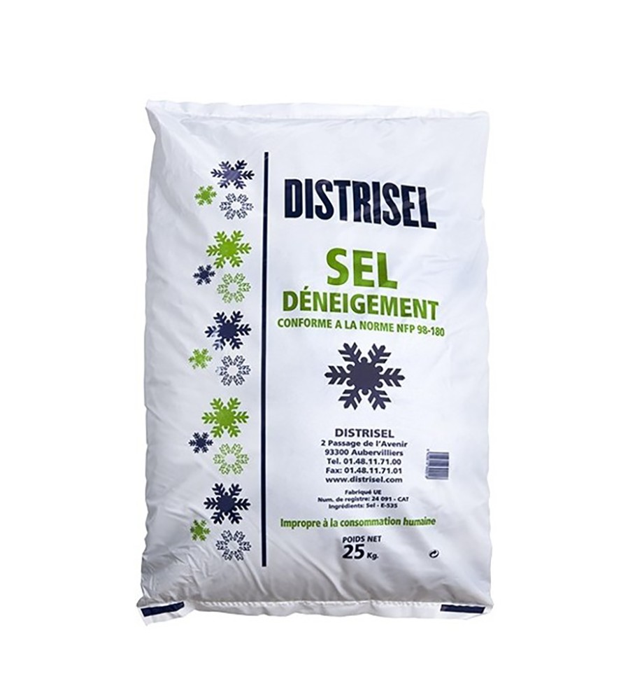 Sel de déneigement 25 KG