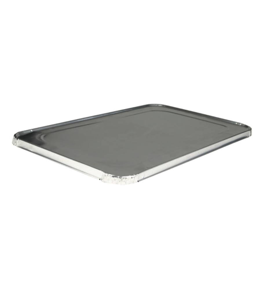 Couvercle pour plat en aluminium jetable -Labo plus- Couvercle pour plat en aluminium jetable -Labo plus-