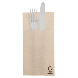 SERVIETTES KANGOUROU en ouate blanche petit prix-Labo plus