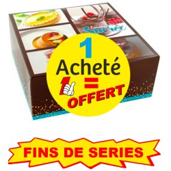 LOT DE 2 PAQUETS boîtes pâtissières DECOR